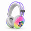 AH-980G RGB Bluetooth Gaming Headphones with 40mm Dynamic Drivers, Wireless Over-Ear Headset, Pure Bass Sound, Noise Red