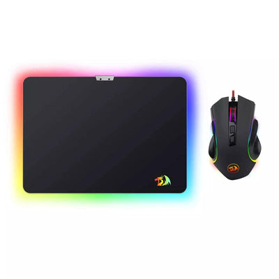 Redragon M602-BA Griffin Gaming Combo 7200 DPI Mouse and Mousepad Black