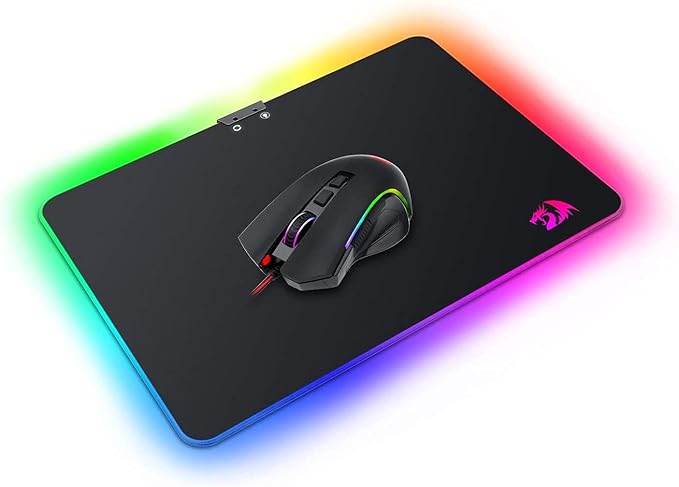 Redragon M602-BA RGB Gaming Mouse And RGB Mouse Pad Combo, M602 Mouse Griffin 7200 DPI – P010 RGB