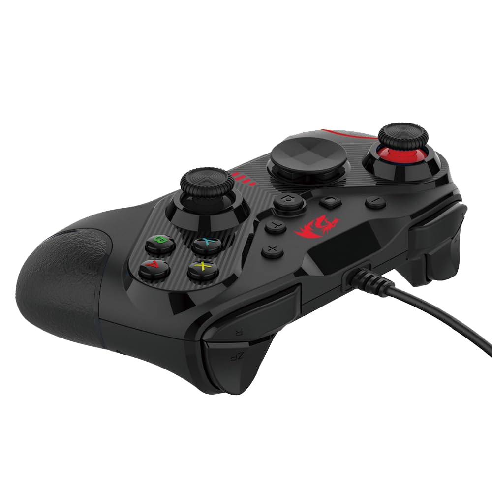 Redragon G710 Wired Controller Dual Vibration Motors Programmable Buttons Black