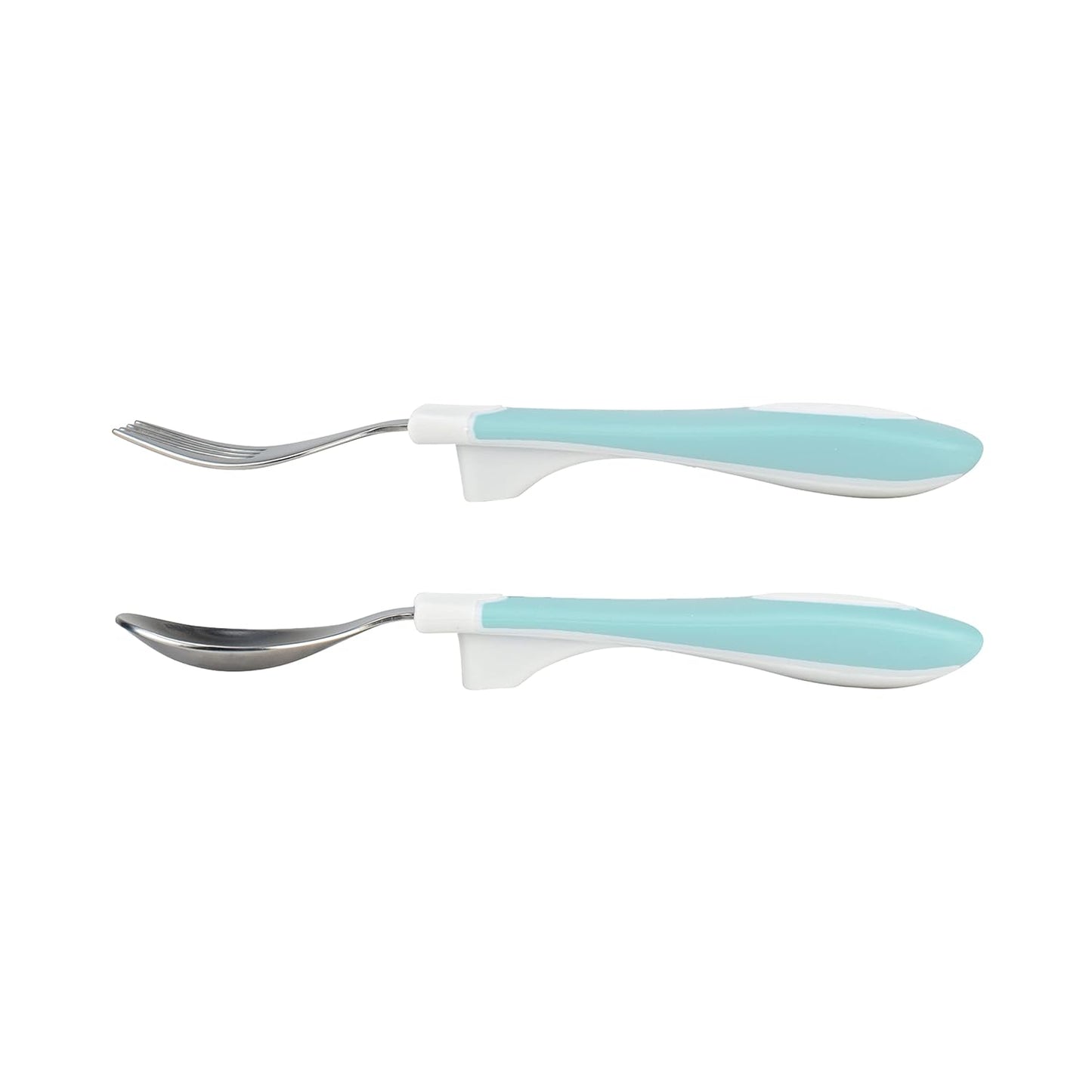 Dr. Brown’s Soft Grip Spoon And Fork Set, Blue