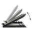 Gcp500 Ivy Laptop Cooler - Support UP To 17 Inch - 2 USB Port - Fan Speed Control - Aluminum Panel Faster Cooler - RGB L
