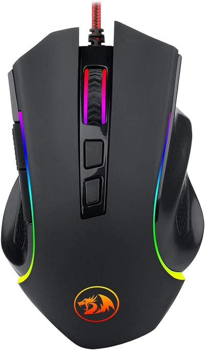 Redragon M602-BA RGB Gaming Mouse And RGB Mouse Pad Combo, M602 Mouse Griffin 7200 DPI – P010 RGB