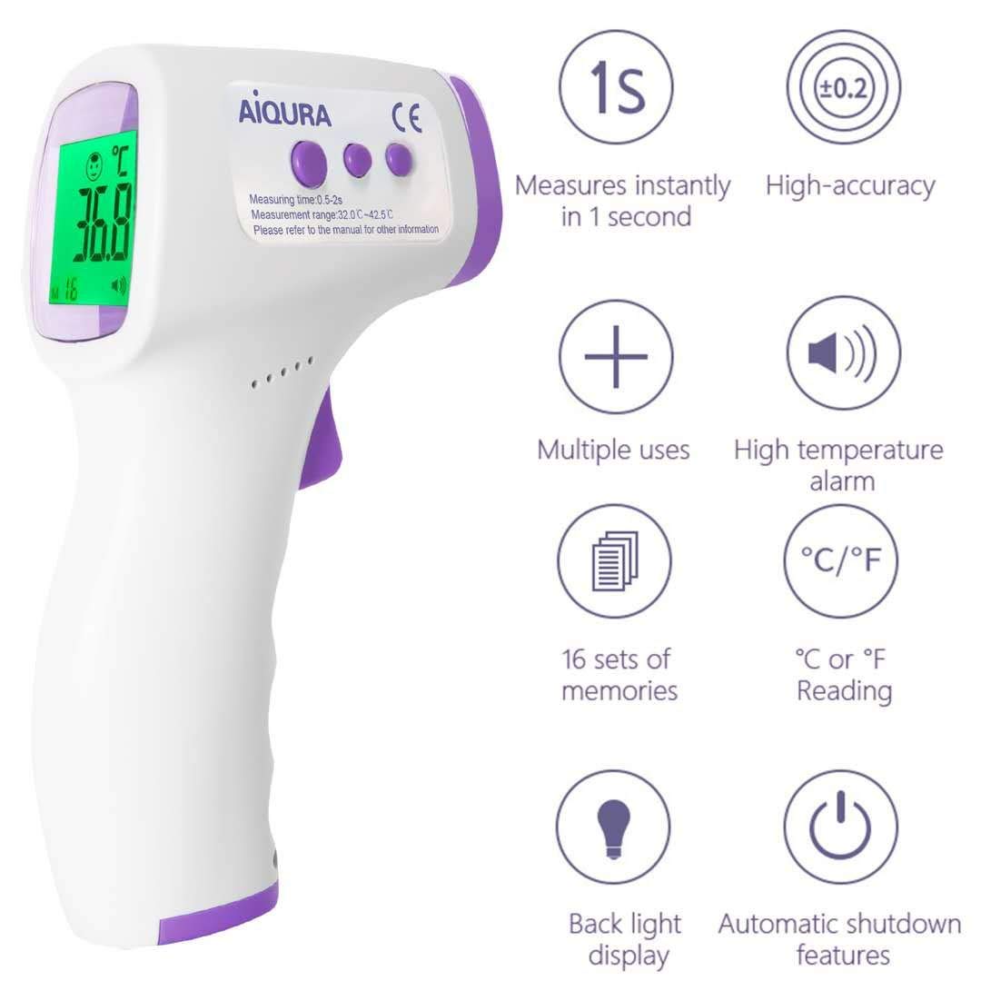 AiQURA Digital Infrared Thermometer