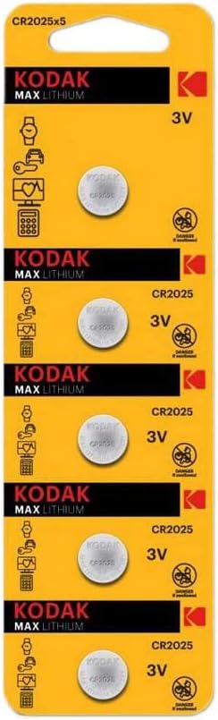 Kodak Max Lithium Cr 2025 Battaries