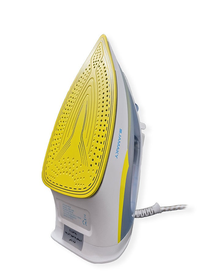 JAMAKY Italy Professional portable steam iron, 4000 watts, 350 ml, powerful, high quality, with Italian technology for ironing clothes and preserving fabrics