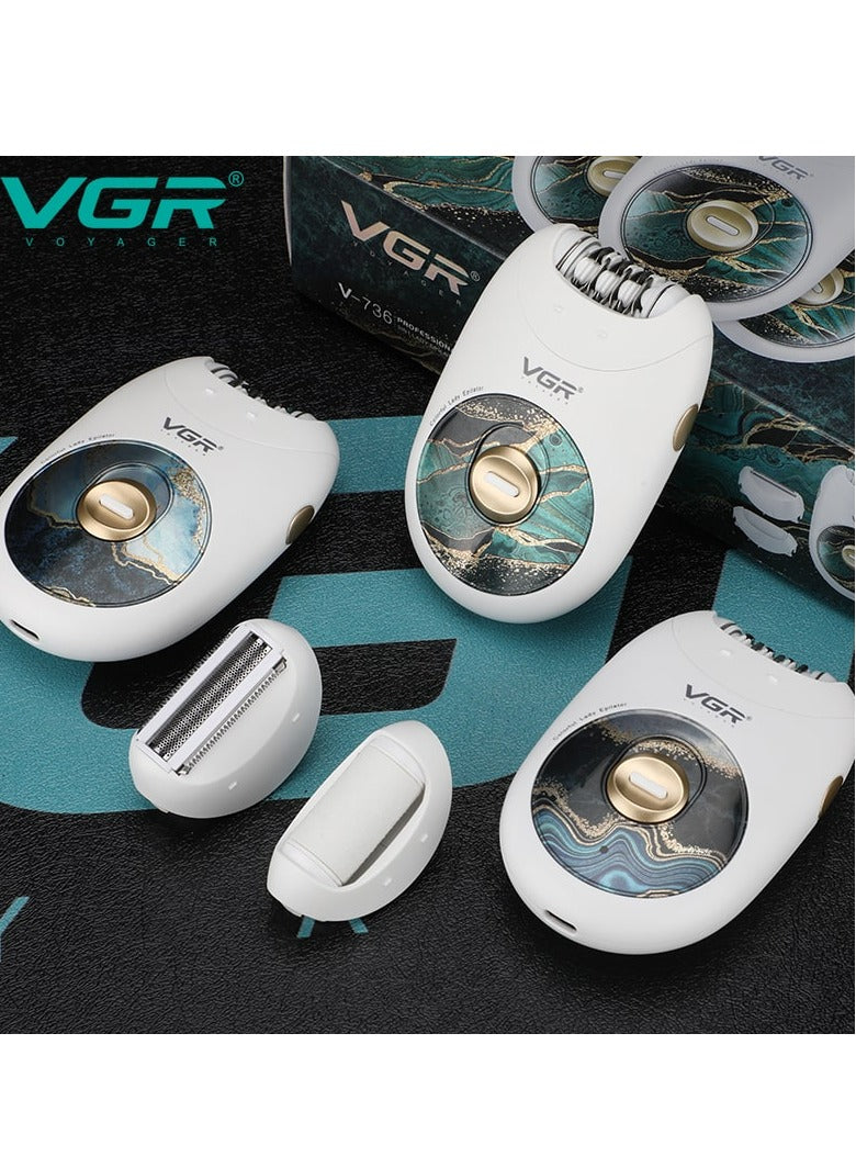 VGR V-706 Long Lasting Cordless Epilator with USB Charger The epilator works in two modes. The first mode, soft, is ideal for sensitive areas. The second mode is more powerful and effective, as it allows you to remove coarse hair easily