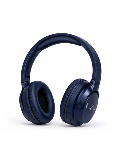 XS-659 Wireless Foldable Hi-Fi Bluetooth Headphones with HD Sound, Deep Bass, Noise Reduction Microphone, Soft Leather E