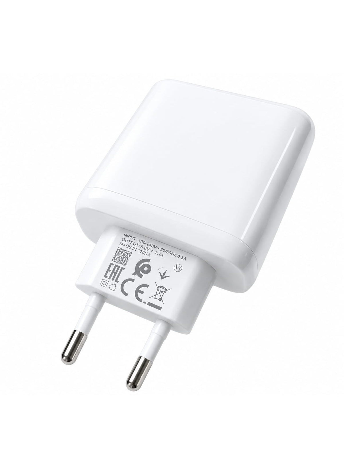CH-272 65W Smart Fast Wall Charger with LCD Power Display, Dual-Port USB-C & USB-A Charging Adapter, AC 100–240V Travel 