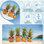 Large Gaming Mouse Pad Fun Beach Pineapple ( 70cm x 30cm x 2 mm )Computer Keyboard Mouse Pad with Non-Slip Base and Stit