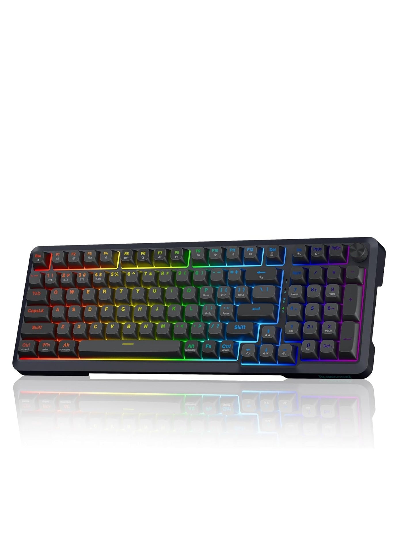 كيبورد جيمنج ميكانيكال Redragon K688-RGB-BRAGI PRO