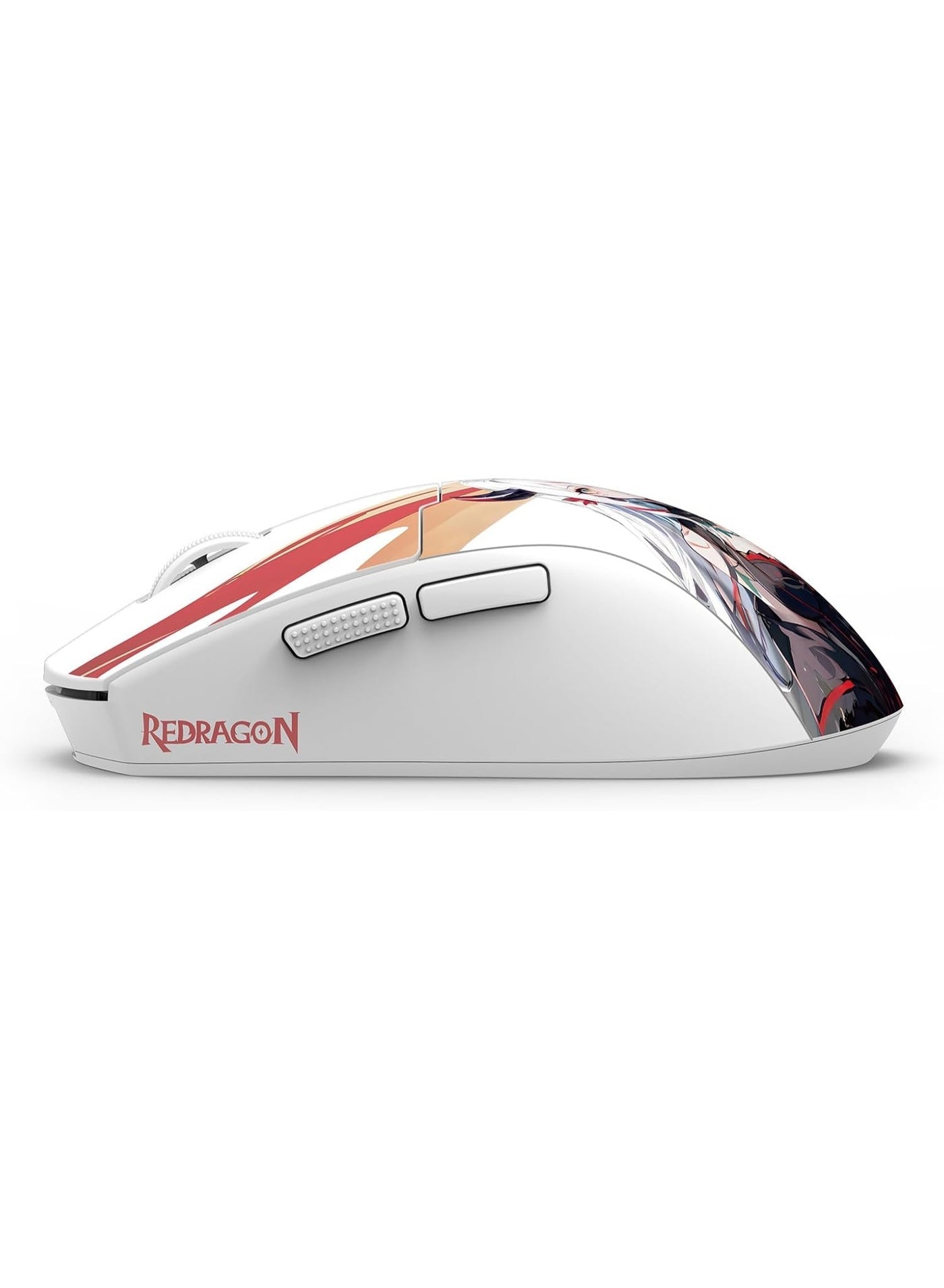 ماوس جيمنج Redragon M918AK Wireless خفيف 55g دقة 26000 DPI أبيض