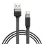كابل شحن عالي السرعة RC-C083، كابل USB إلى Micro سريع 3 أمبير، تصميم مضفر متين بطول 1 متر مع موصلات من سبائك الألومنيوم،