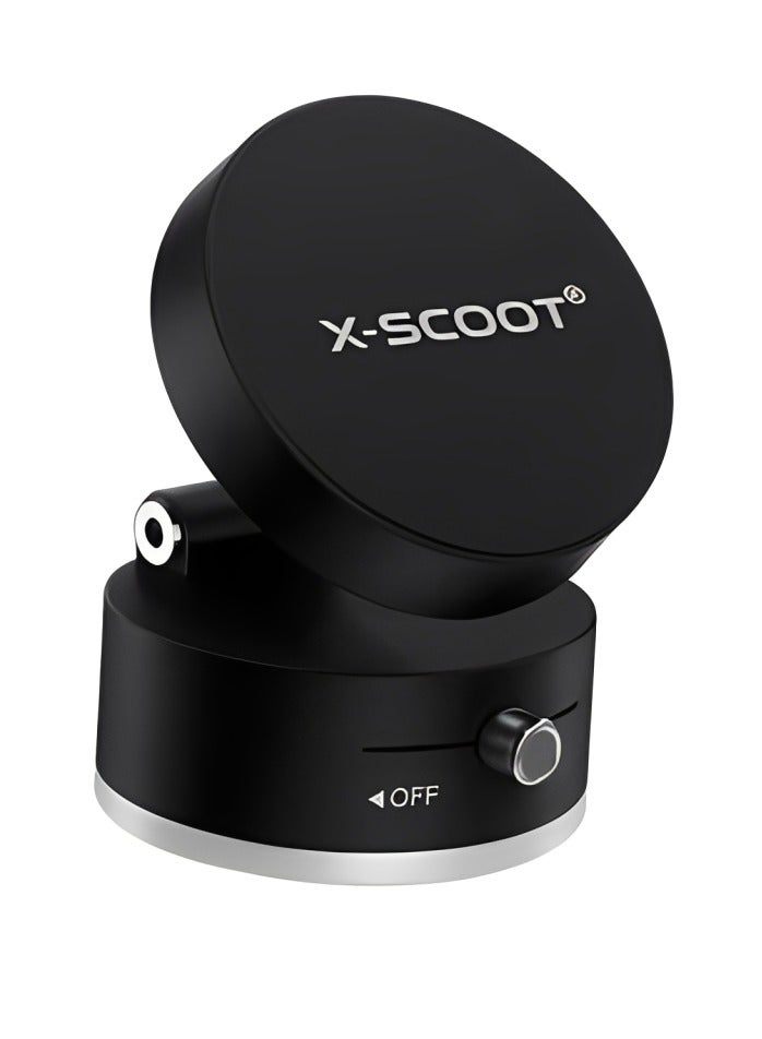 XS-810 Magnetic Suction Cup Phone Holder with 360° Rotation, One-Hand Operation, Foldable Compact Design & Vacuum Suctio
