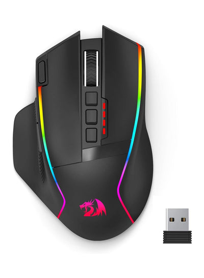 ماوس جيمنج Redragon M915WL Wireless بدقة 16000 DPI متعدد الألوان