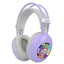 AH-980G RGB Bluetooth Gaming Headphones with 40mm Dynamic Drivers, Wireless Over-Ear Headset, Pure Bass Sound, Noise Red