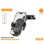 XS-805 Suction Cup Car Phone Holder with Deformable Long Arm, 180° Rotation, One-Click Lock & One-Hand Operation, Alumin