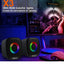 Kisonli Wired RGB Multimedia Speaker for PC and Laptop – 3W / 2.0 Channel X3