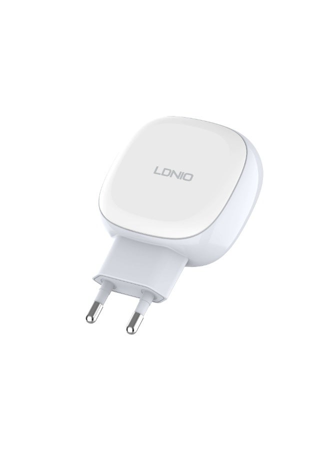 Q3611 Super Fast Charger 67W with 3 Ports (PD + QC 3.0), High Power Output for Smartphones, Tablets & Laptops, Rotatable