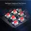 كيبورد جيمنج Redragon K608 Valheim ميكانيكال بمفاتيح حمراء أسود