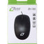 Zero Wired optical mouse connected via USB. It has a maximum sensitivity of 1600 dpi and has three buttons. The mouse is designed for portability and is compatible with both PCs and laptops. ZR-150