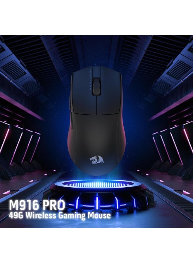 ماوس جيمنج Redragon M916 PRO 4K K1NG Wireless خفيف جداً أسود