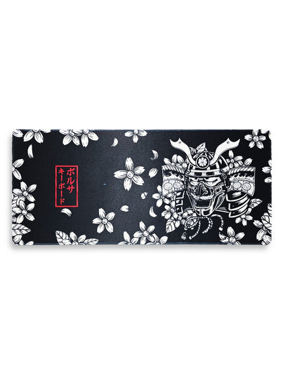 Large Mouse Pad, Japanese Samurai Design (90cm x 40cm x 3mm), HD Print Pattern Desk Mat, Extended Mouse Pad and Keyboard Mouse Pads, Waterproof Cloth Surface Mouse Pads for Office