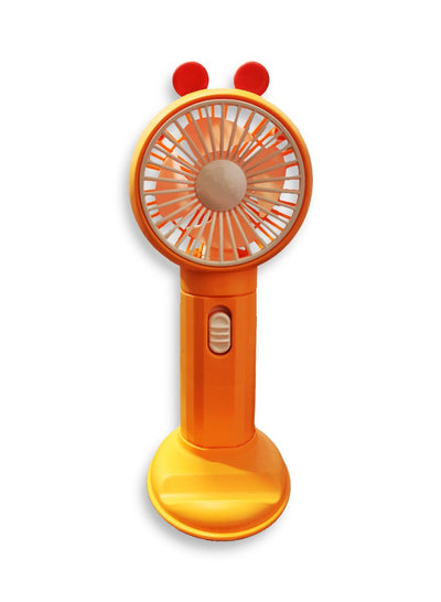 Portable Mini Fan USB Rechargeable Cute Small Electric Fan For School With Phone Holder