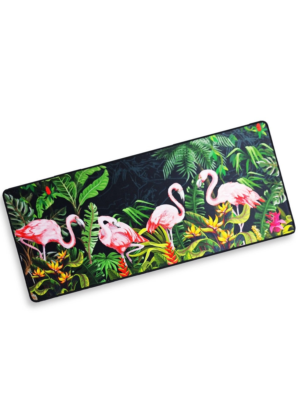 Large Gaming Mouse Pad, Flamingos , Extended Desk Mat, Large Desk Pad for Computer Keyboard, Mouse Pad with Stitched Edg