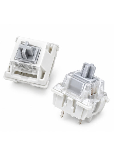 10PCS Mechanical Keyboard Grey Switches, Replacement Linear Switch Set for Gaming & Typing, Smooth Keystrokes, Fast Resp