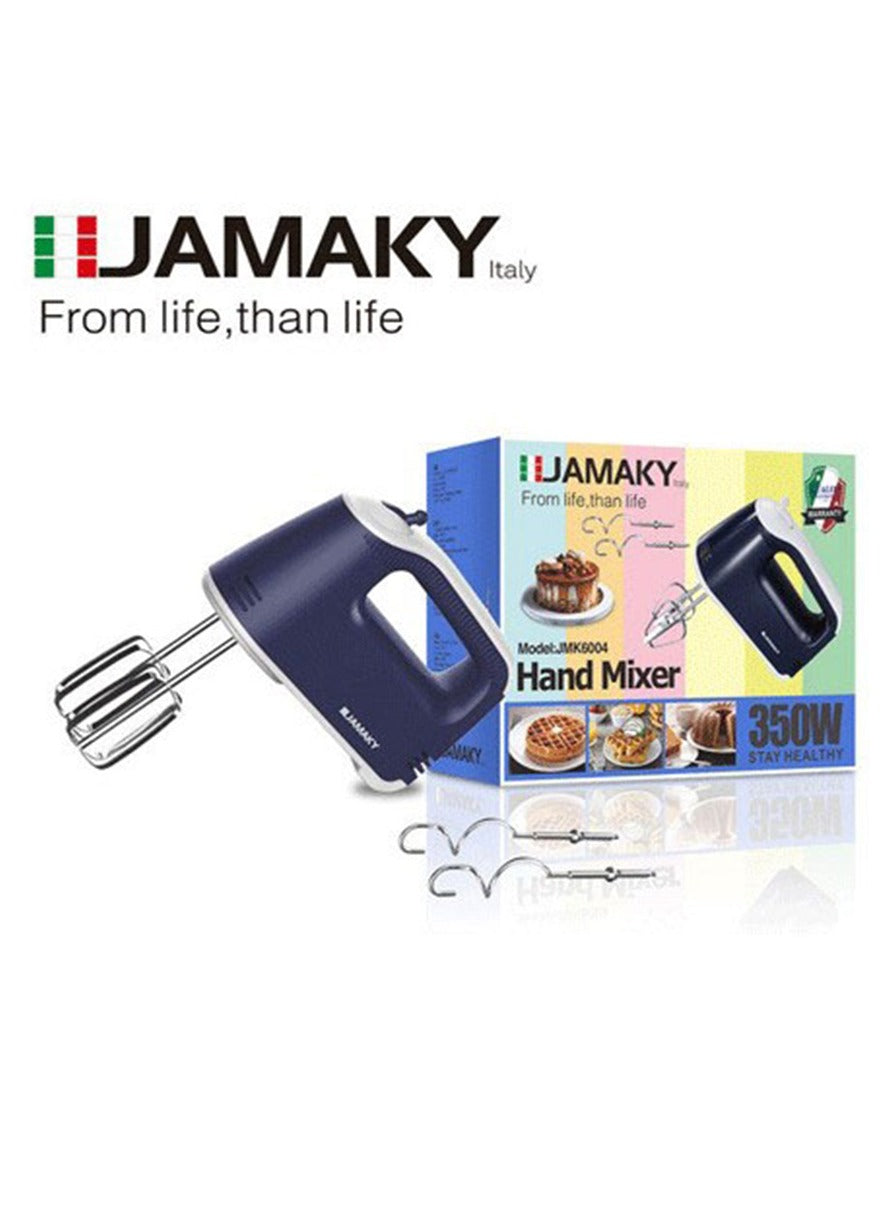 JAMAKY Italy Hand Mixer 350W - JMK6004 - Blue