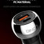 C1 36W Super Fast Car Charger with Lightning Cable, USB-C PD & QC4+ Dual Port Car Charger, Zinc Alloy Fast Charging Car 