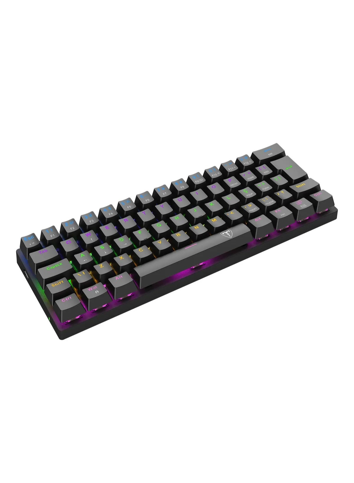 صورة من زاوية جانبية لمنتج كيبورد جيمنج ميكانيكال T-DAGGER TGK321 BLUE SW (لقطة 2)