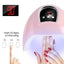 SK-17013 Professional UV/LED Nail Lamp – Dual Light Source, Digital Timer Display, Manual Time Controls, Fast Gel & Acry