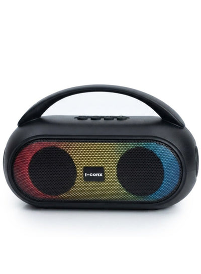 I-511 Portable Wireless Bluetooth Speaker – 8W Stereo Bass Sound, RGB LED Light, USB & TF Card MP3 Player, Rechargeable 