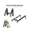 XS-804 Adjustable Desktop Stand for Mobile Phones, Tablets & Laptops, 180° Rotating Foldable Device Holder with Multi-Le