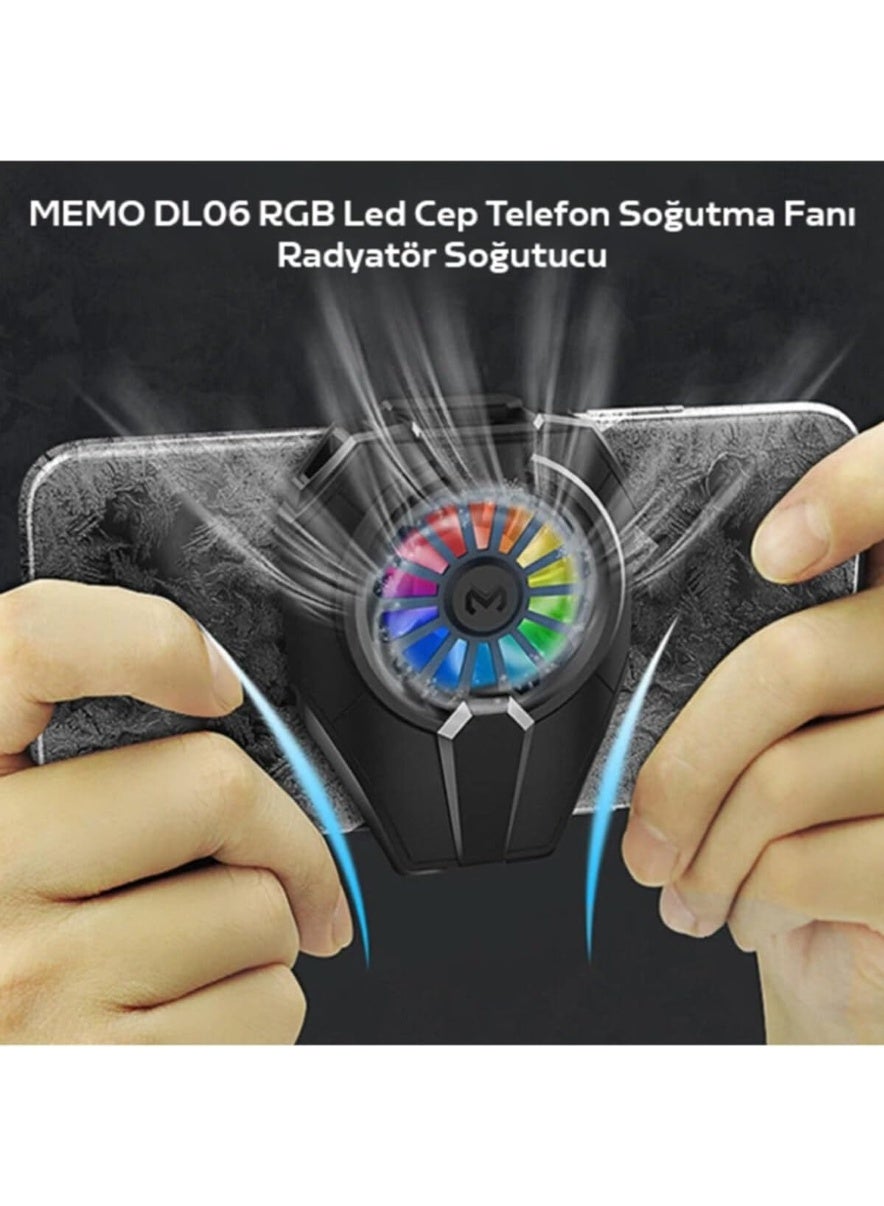 تفاصيل منافذ ومخارج مبرد موبايل جيمنج Memo DL06 عن قرب (صورة 3)