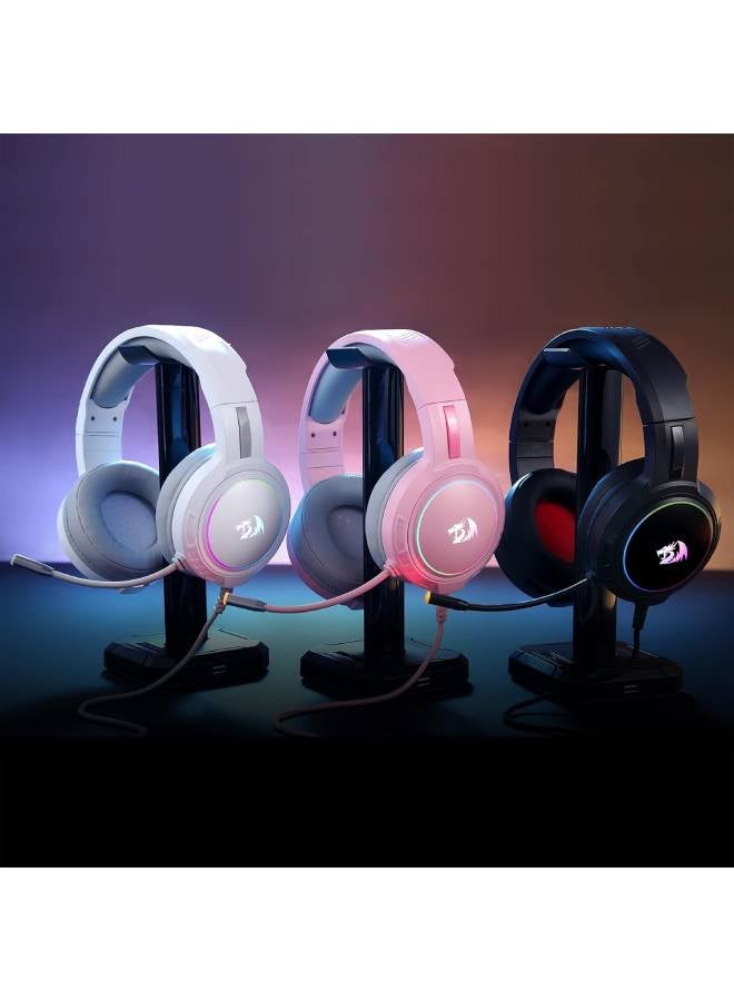 H270 MENTO RGB Gaming Headset with Microphone, Wired, Compatible with Xbox One, Nintendo Switch, PS4, PS5, PC, Laptops a