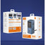 Universal Power Strip with 45W PD Fast Charging, 2 USB-C and USB-A Charging Ports, 2500W Extension Power Socket, Multi P