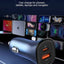 60W Dual Port PD and QC Super Fast Car Charger, USB-C Power Delivery 30W and USB-A Quick Charge 30W Car Charging Adapter