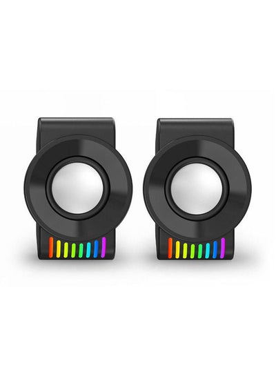 سبيكر REDRAGON GS514 KAGE RGB ستيريو 2.0 USB منفذ 3.5mm أسود
