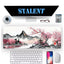 Japanese Watercolor Cherry Blossom Pink Mouse Pad, Gaming Mouse Pad,Non-Slip Water-Resistant  Anime Mouse pad, Large Mou