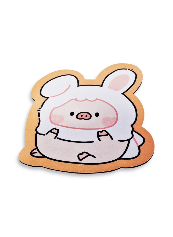 Cute Cartoon Mouse Pad with Bright and Attractive Colors | Fabric Surface with Non-Slip Rubber Base With Smooth Surface 