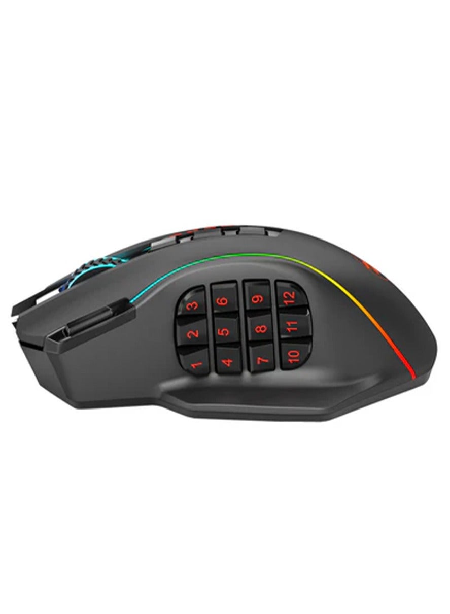 ماوس جيمنج Redragon M901P-KS PERDITION ELITE بدقة 16000 DPI أسود