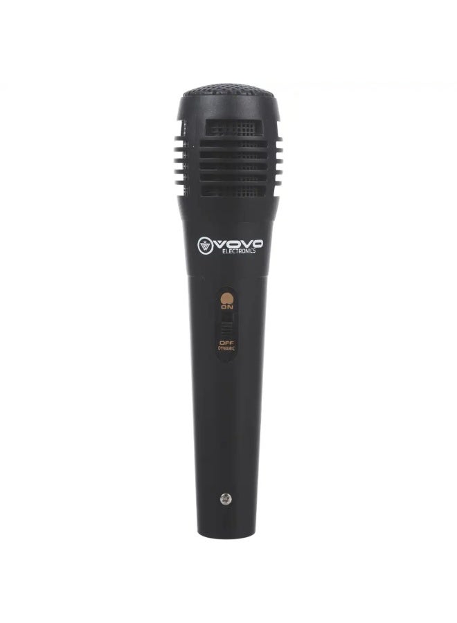 V-1565 15-Inch Portable Bluetooth Trolley Speaker, 40W Powerful Sound, 4500mAh Rechargeable Battery, Wired Microphone, B