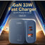45W USB-C and USB-A Super Fast Wall Charger, PD PPS Fast Charging Adapter for MacBook, iPhone, Samsung Galaxy, Android P