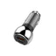 C1 36W Super Fast Car Charger with Lightning Cable, USB-C PD & QC4+ Dual Port Car Charger, Zinc Alloy Fast Charging Car 