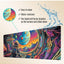 Astronaut 3 Extended Gaming Mouse Pad with Stitched Edges 70×30cm XL Desk Mat for Gaming, Office, Keyboard, Mouse, Lapto