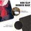 Black Desk Mat Japanese Samurai Mouse Pad Large Red Anime Big Mousepad Gaming Large Mouse Pad for Men Desk Pad with Stit
