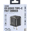 charger model RP-U136, 20W fast charger, Type C Fast Charger, fast charging system - Black